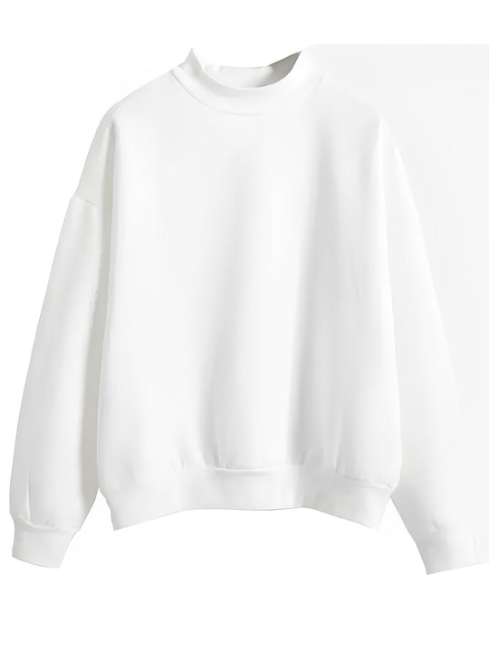 R&B | Bequemer, lockerer Basic-Pullover