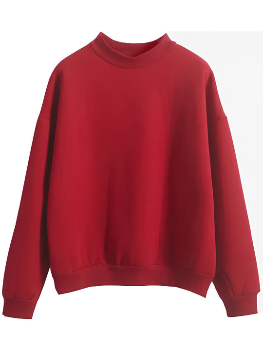 R&B | Bequemer, lockerer Basic-Pullover