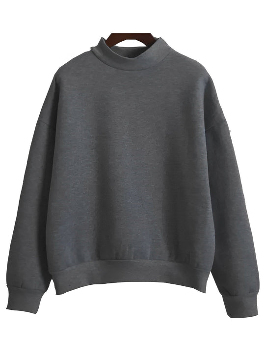 R&B | Bequemer, lockerer Basic-Pullover