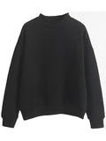 R&B | Bequemer, lockerer Basic-Pullover
