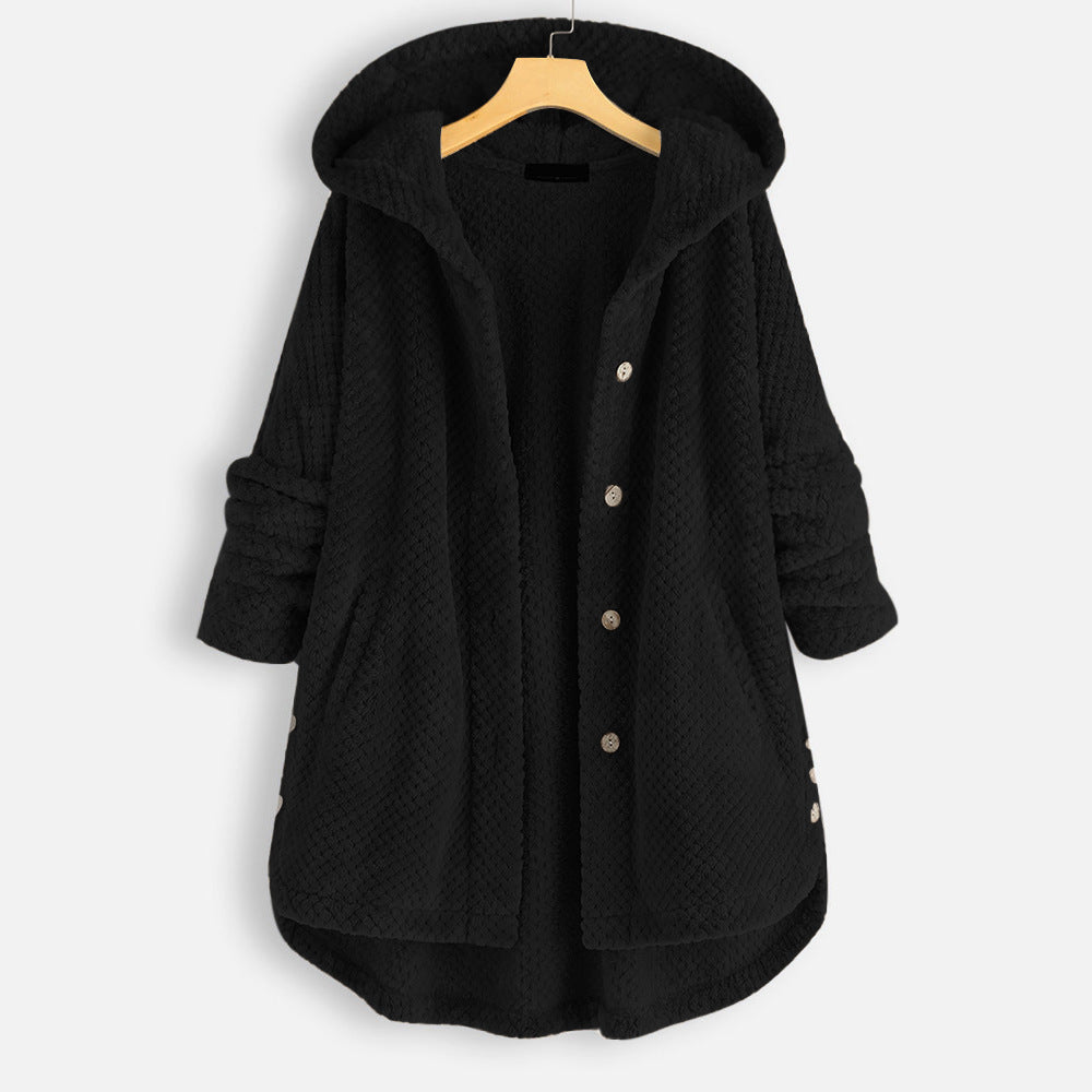 R&B | Winter Reversible Fleece Kapuzenjacke