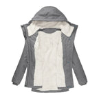 R&B | Winterjacke mit Kapuze für Damen - gestepptes Winterjacke