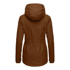 R&B | Winterjacke mit Kapuze für Damen - gestepptes Winterjacke