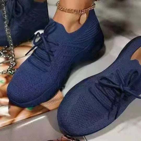 Hellgraue Sneakers R&B