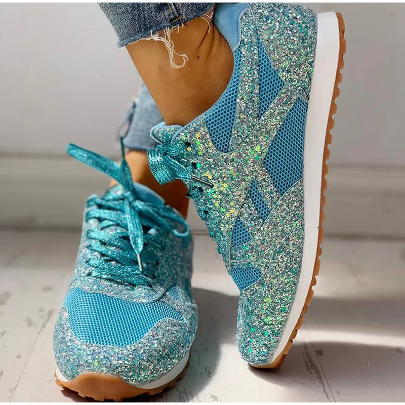R&B | Sportschuhe mit Pailletten In Glitzer