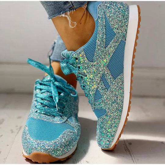 R&B | Sportschuhe mit Pailletten In Glitzer