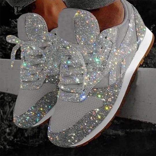 R&B – sportschuhe mit pailletten für damen
