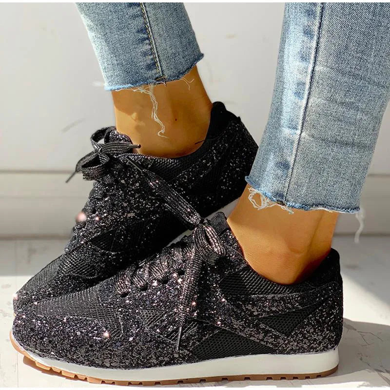 Heidi-Mode – sportschuhe mit pailletten für damen