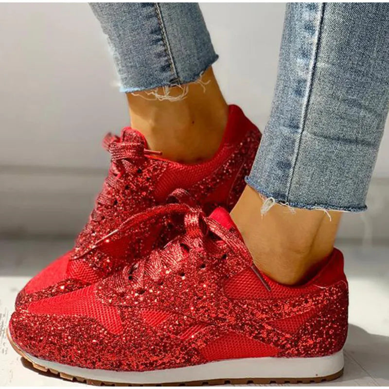 Heidi-Mode – sportschuhe mit pailletten für damen