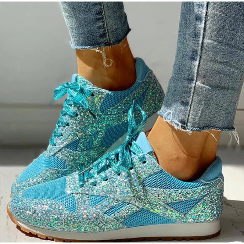 Heidi-Mode – sportschuhe mit pailletten für damen
