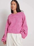 R&B | Cropped Top mit Langen Ärmeln und Rückenschlitz