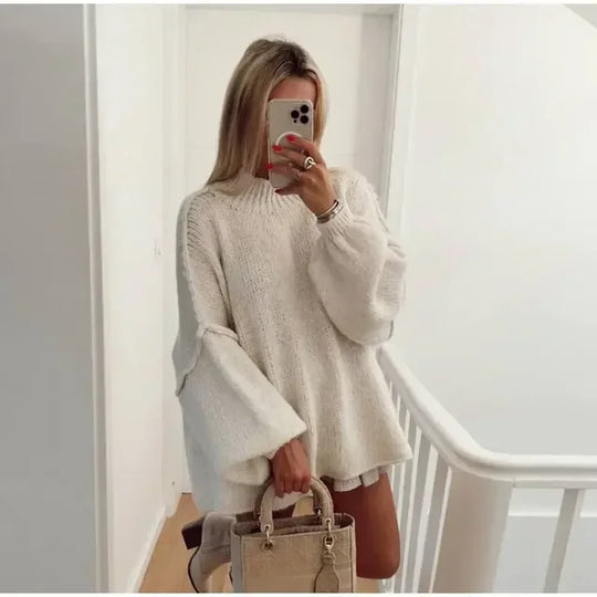 R&B | Bequemer Gestrickter Schicker Pullover