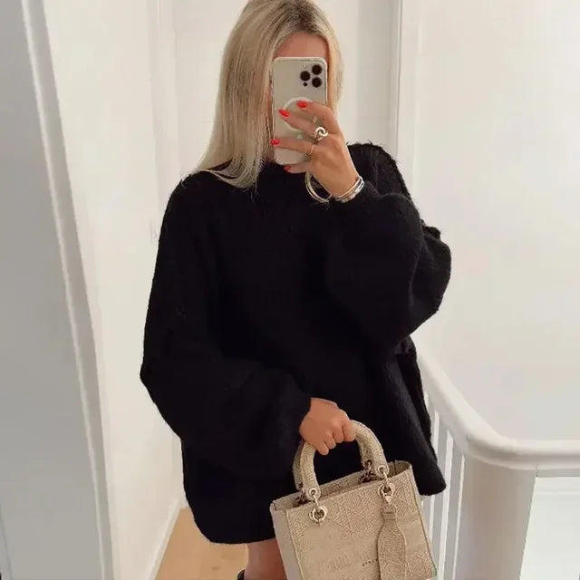 R&B | Bequemer Gestrickter Schicker Pullover
