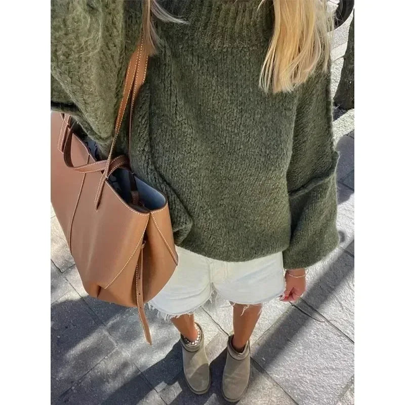 R&B | Bequemer Gestrickter Schicker Pullover