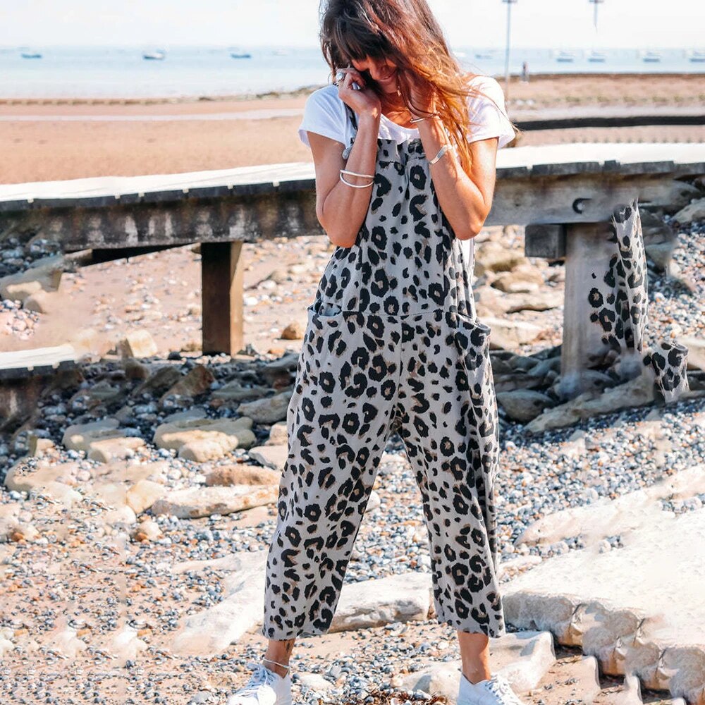 R&B Leoparden-jumpsuits