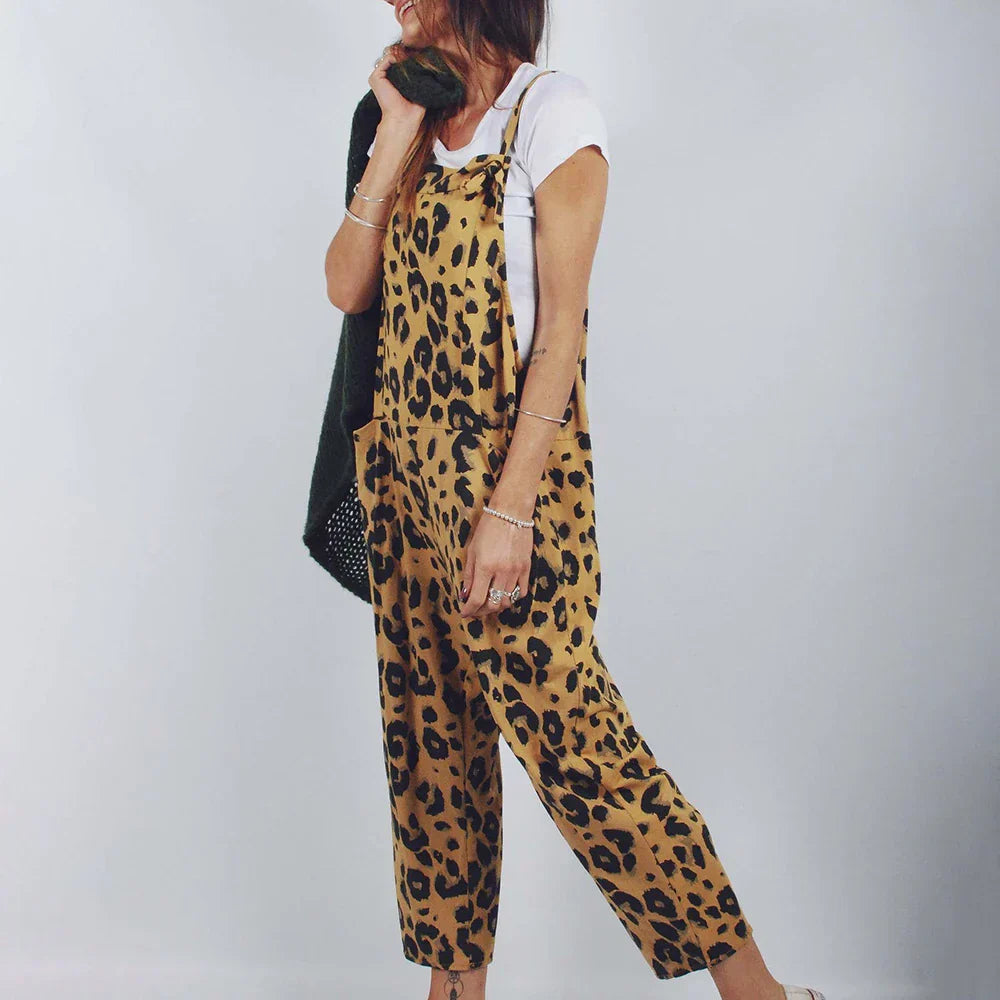 R&B Leoparden-jumpsuits