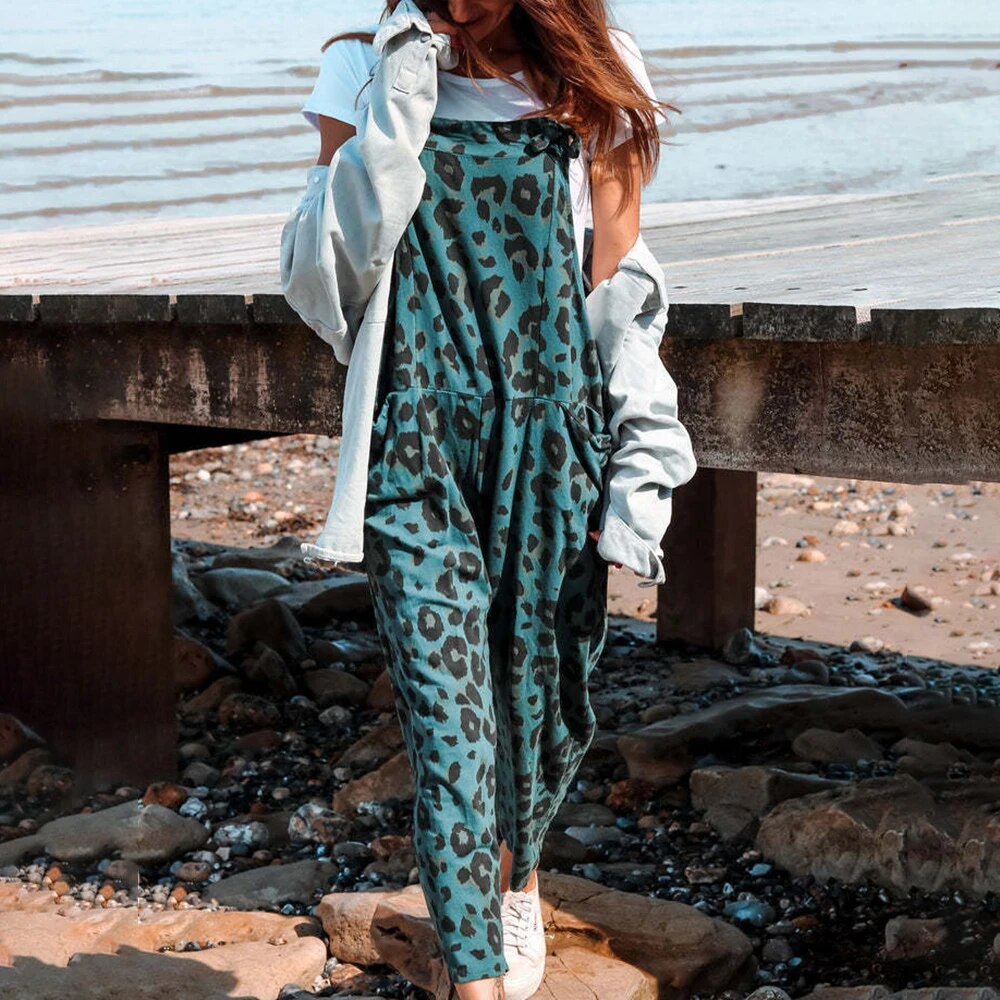 R&B Leoparden-jumpsuits