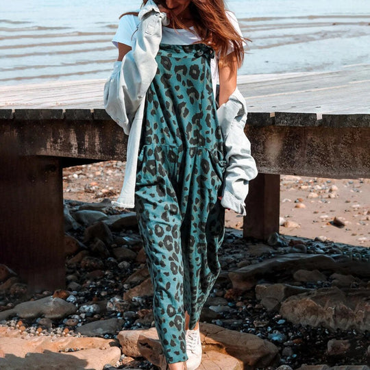 R&B Leoparden-jumpsuits