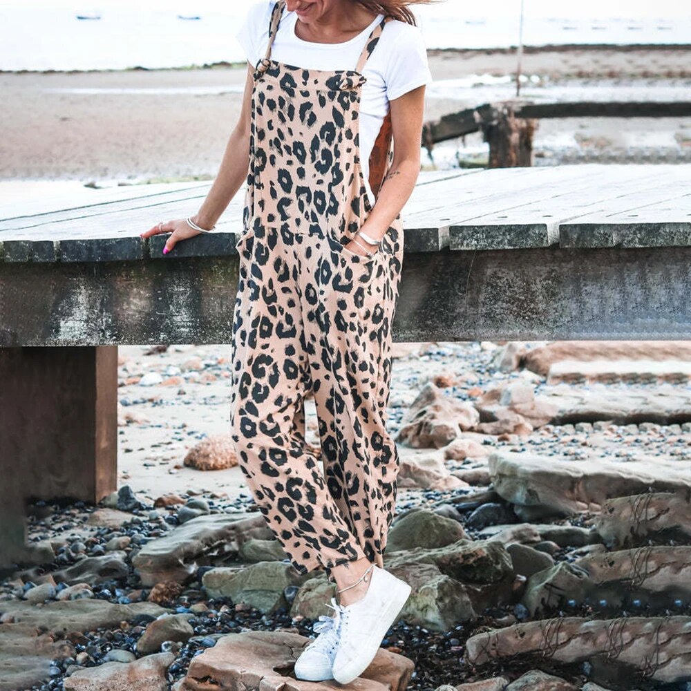 R&B Leoparden-jumpsuits