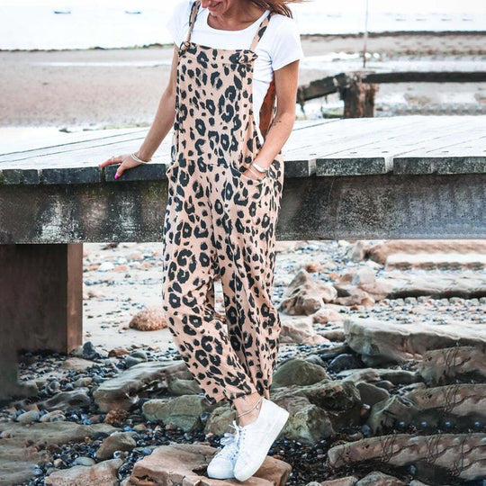R&B Leoparden-jumpsuits