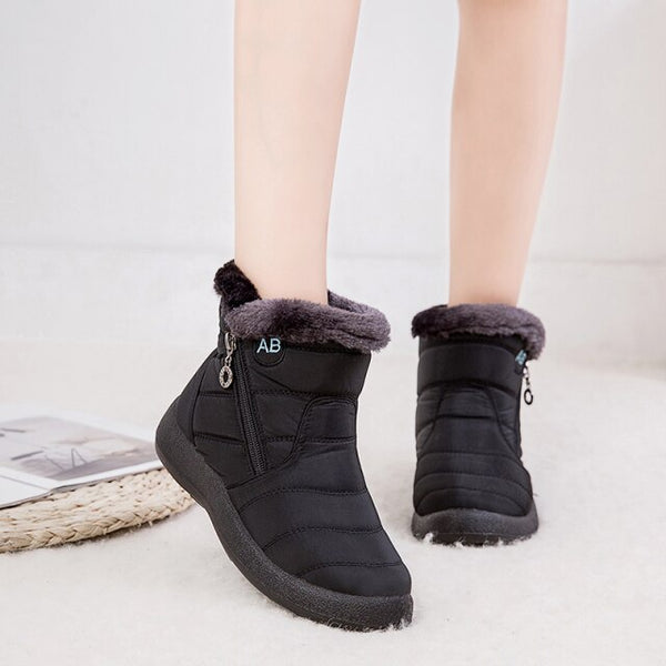 R&B | Damen Gemütliche Winter Wasserdichte Anti-Rutsch Stiefel
