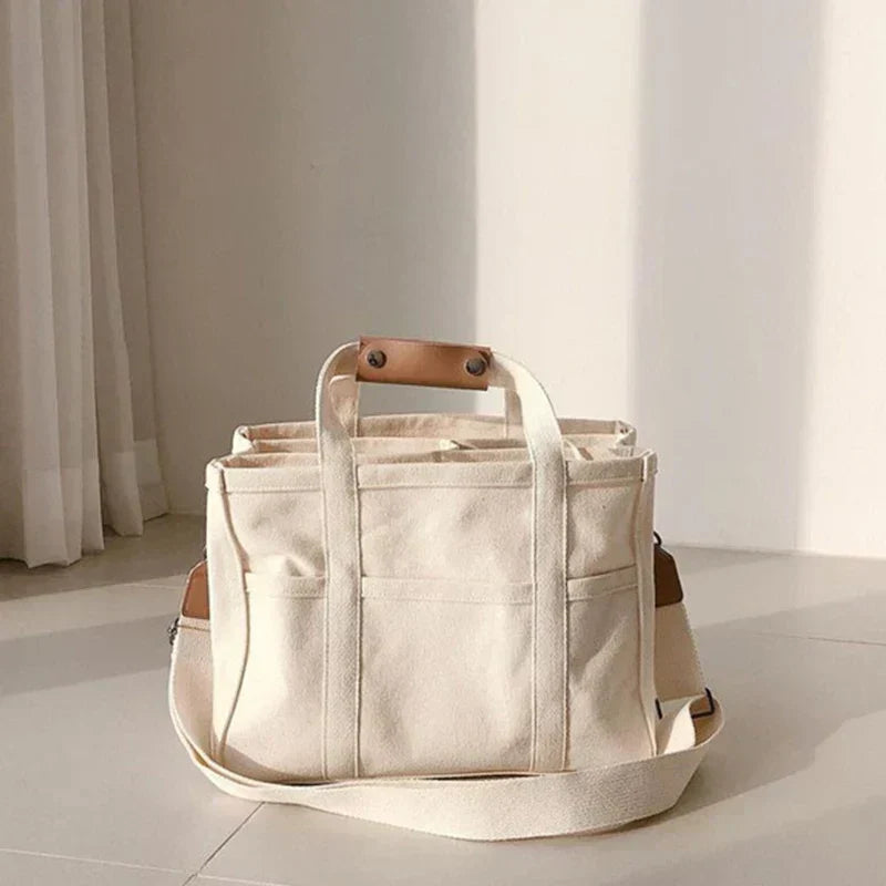 R&B | Canvas-Tasche mit Mehrfachfächern
