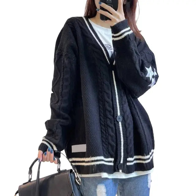 R&B | Lässige und Bequeme Strickjacke