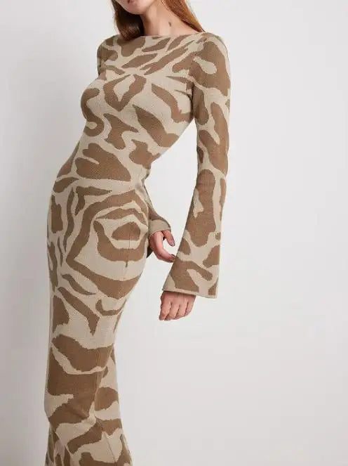 Blüten Lange Kleid