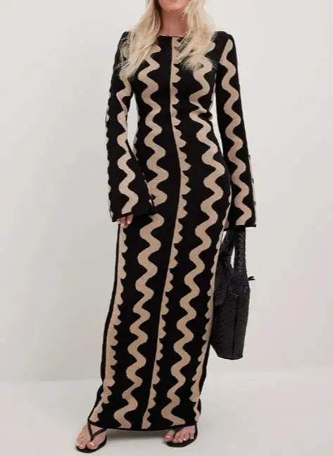 Blüten Lange Kleid