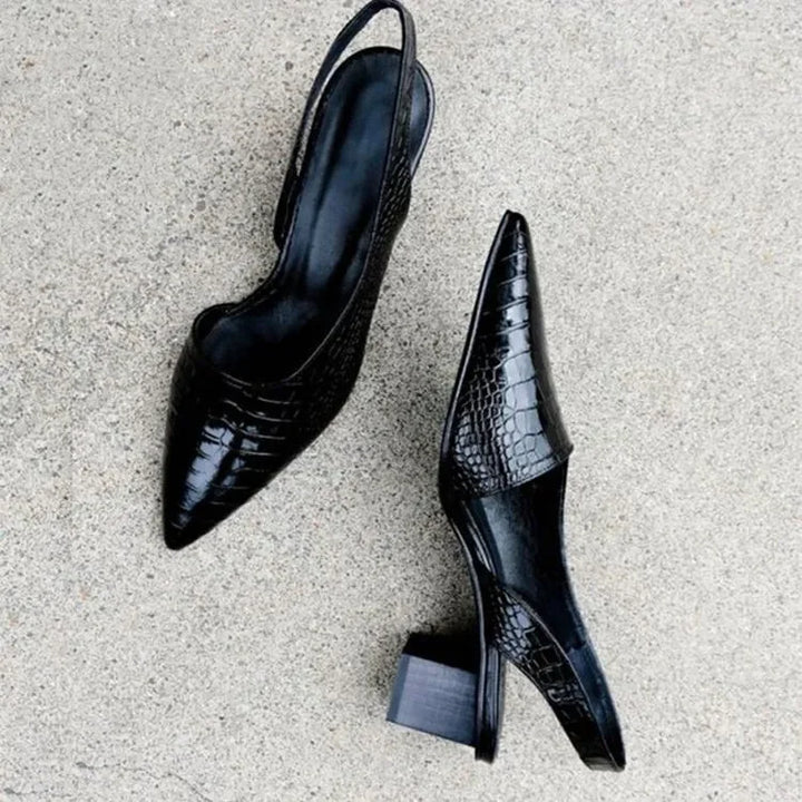 R&B | Lässige Rutschfest Spitze Zehe Slingback Schuhe