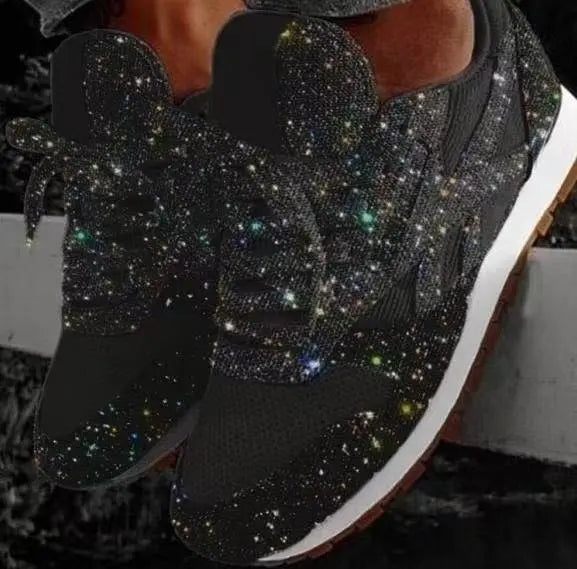 R&B | Lässige Glitzerschuhe mit Pailletten