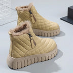 R&B | Gesteppte Dick-Sohlige Warme Winterstiefel