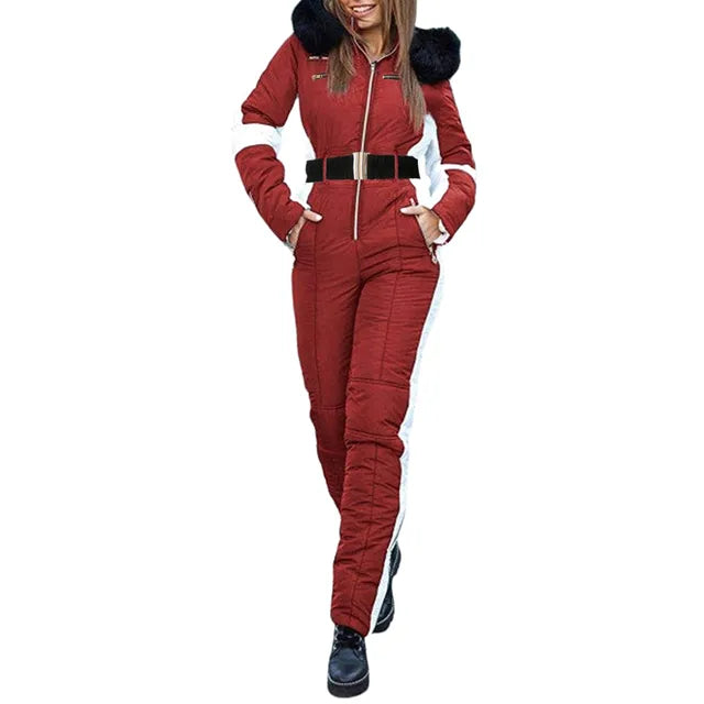 R&B | Stilvoller Winter-Skipak mit Gürtel