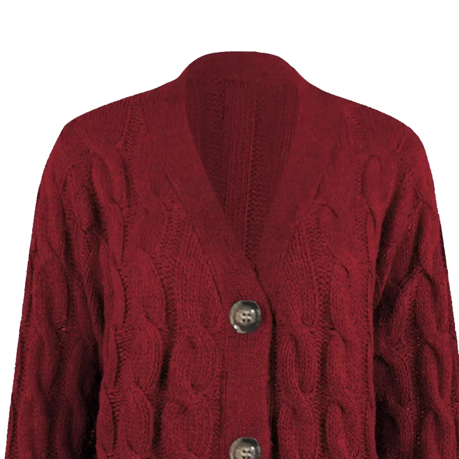 R&B | Strickjacke - Damen Herbst Lange Gestrickte Weste