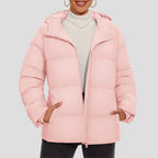 R&B | Daunen-Pufferjacke mit Kapuze und Wasserabweisendem Obermaterial