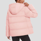 R&B | Daunen-Pufferjacke mit Kapuze und Wasserabweisendem Obermaterial