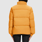 R&B | Midikurz Daunenpufferjacke mit Stehkragen