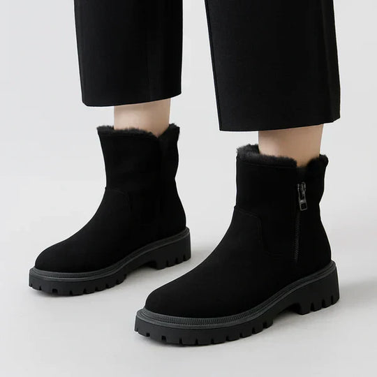 Für Damen Mit Plateau Und Fellfutter Damen R&B