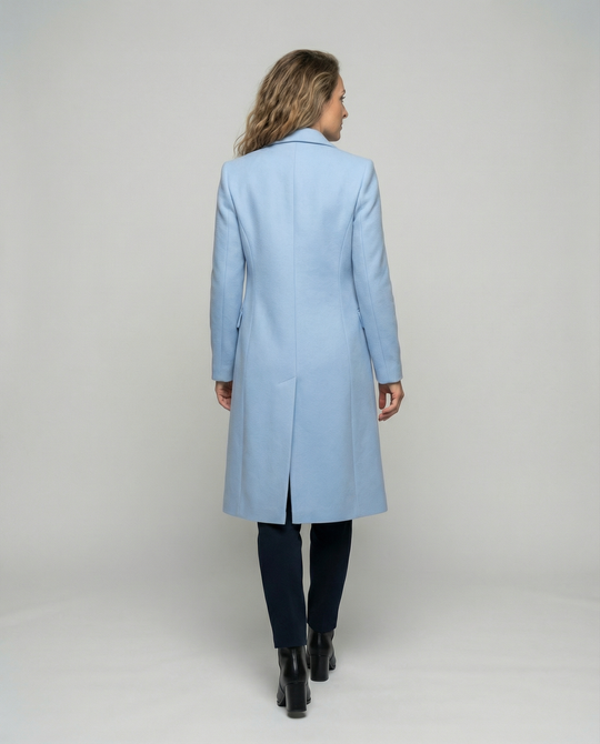 R&B | Damen Doppelreiher Wollmantel