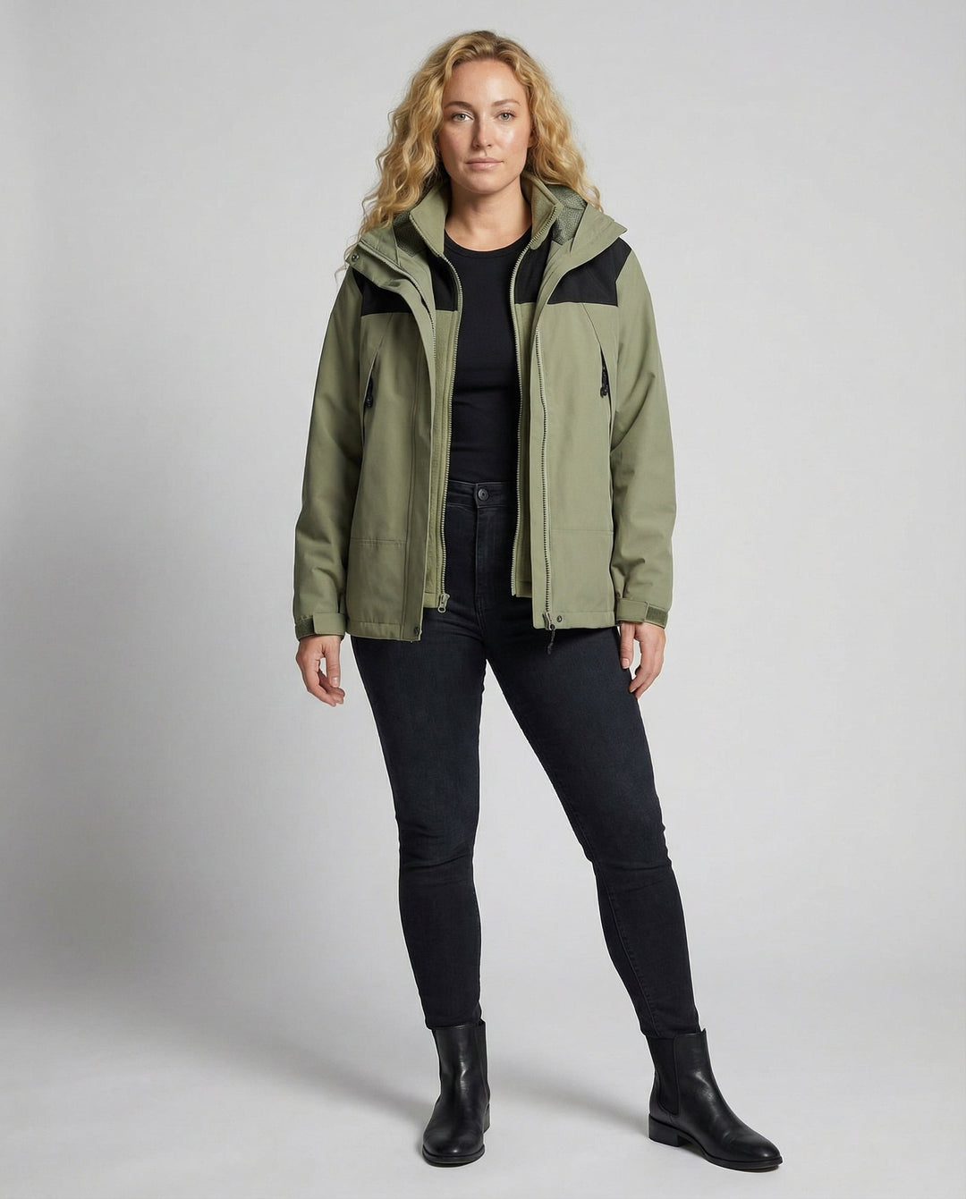 Warme Damen Winterjacke Fleece | R&B