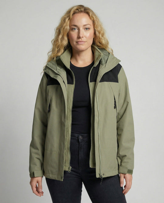 Warme Damen Winterjacke Fleece | R&B