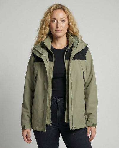 Warme Damen Winterjacke Fleece | R&B