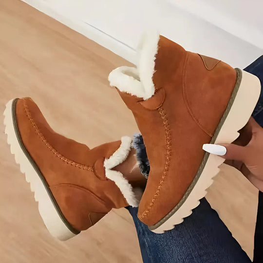 Mit Lammfell Gefütterte Stiefeletten Für Damen R&B