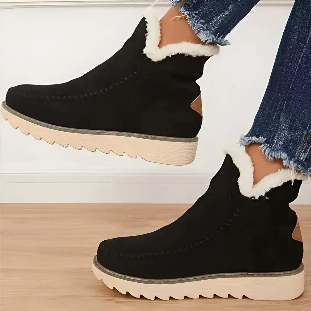Mit Lammfell Gefütterte Stiefeletten Für Damen R&B