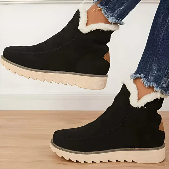 Mit Lammfell Gefütterte Stiefeletten Für Damen R&B