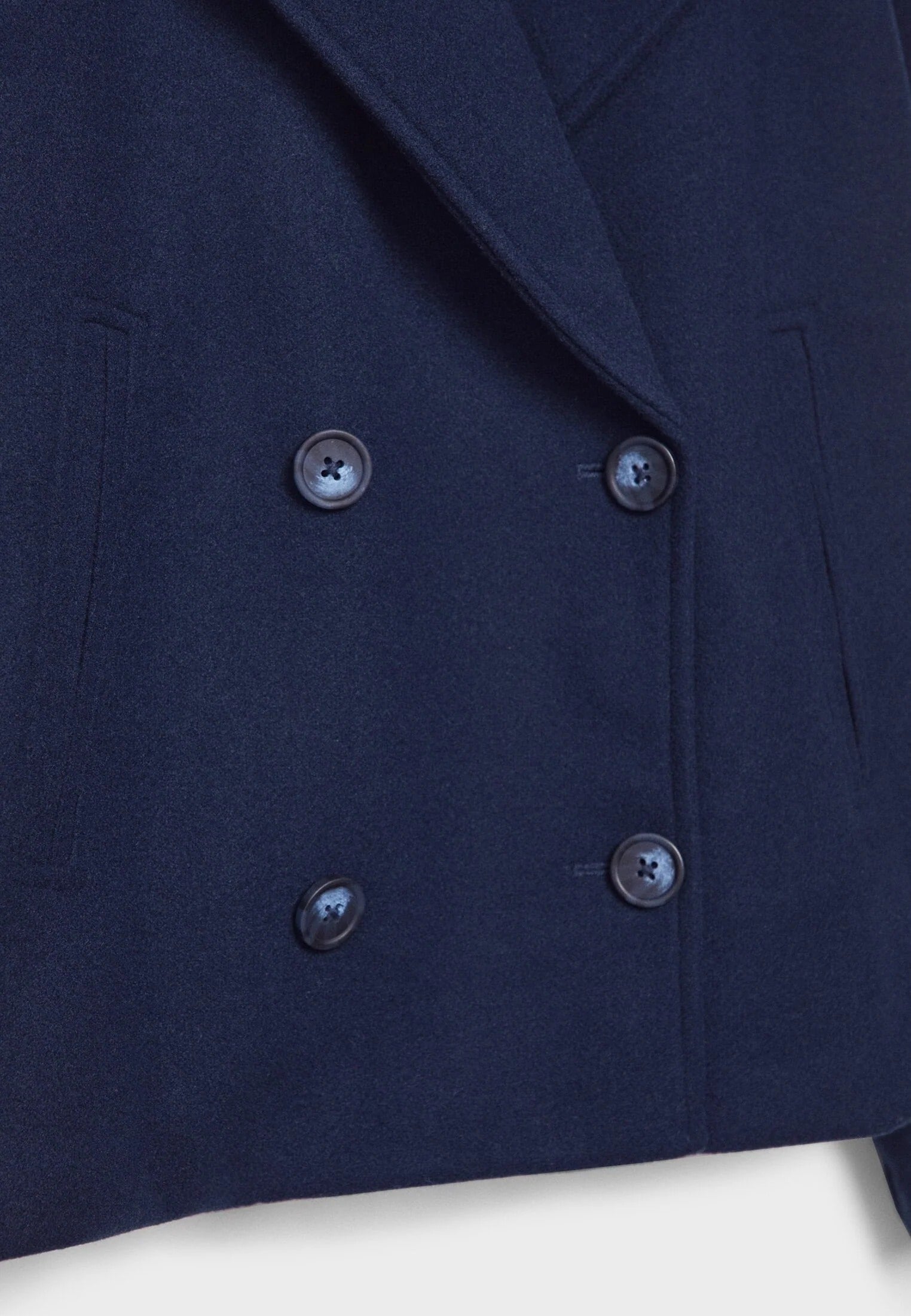R&B | Cropped Doppelreiher Mantel Boxy Kurze Jacke