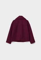 R&B | Cropped Doppelreiher Mantel Boxy Kurze Jacke