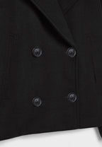 R&B | Cropped Doppelreiher Mantel Boxy Kurze Jacke