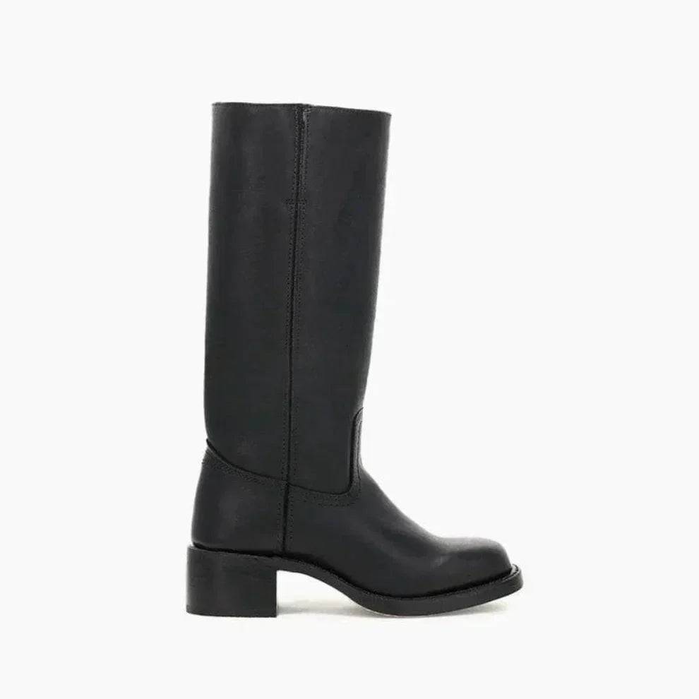 Klassische Damenstiefel Mit Blockabsatz Für Damen R&B