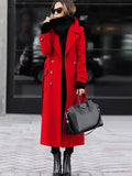 R&B | Wollmantel - Elegantes Doppelreihiges Design für Winterwärme